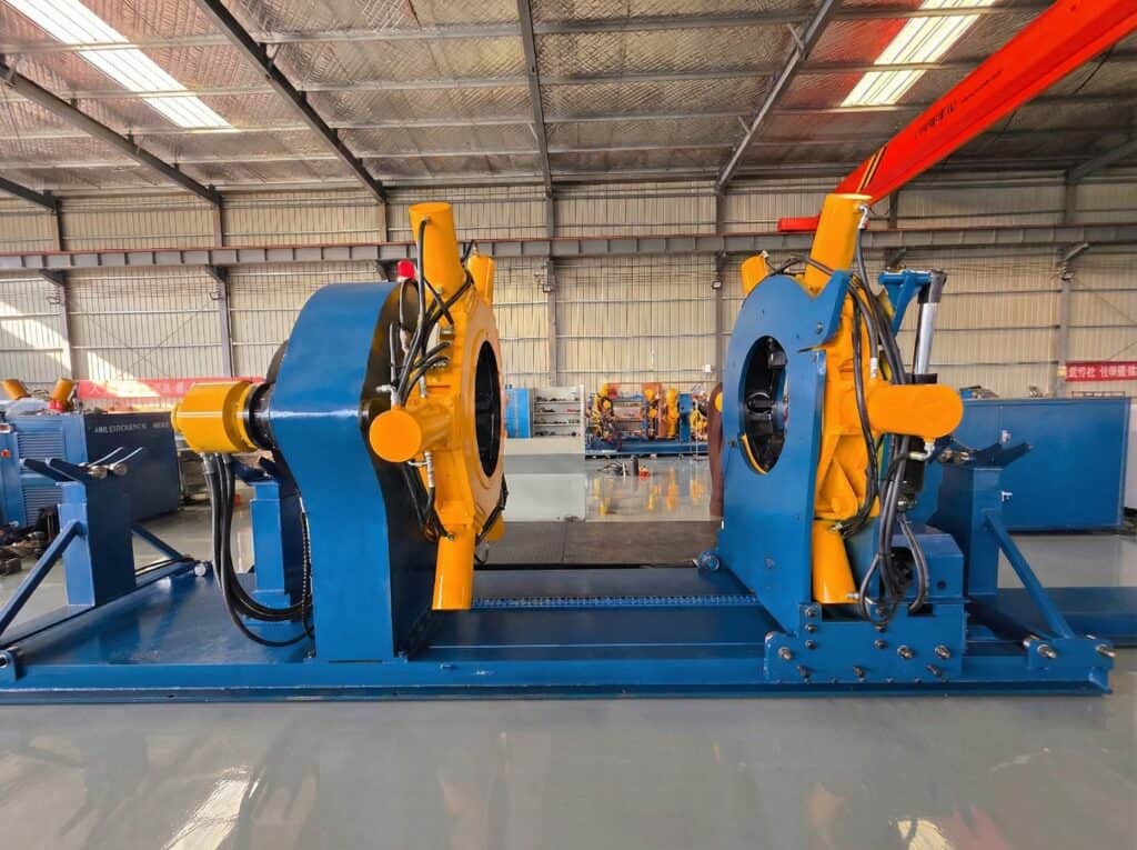 Galip 32-inch hydraulic bucking unit with torque-turn logging system for oilfield make-up and break-out