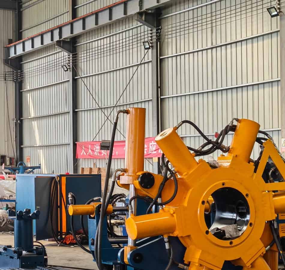 Bucking Unit Pre-Shipment Photo Review: 10 Essential Checks 3 Hydraulic bucking unit working envelope and machine orientation photo review