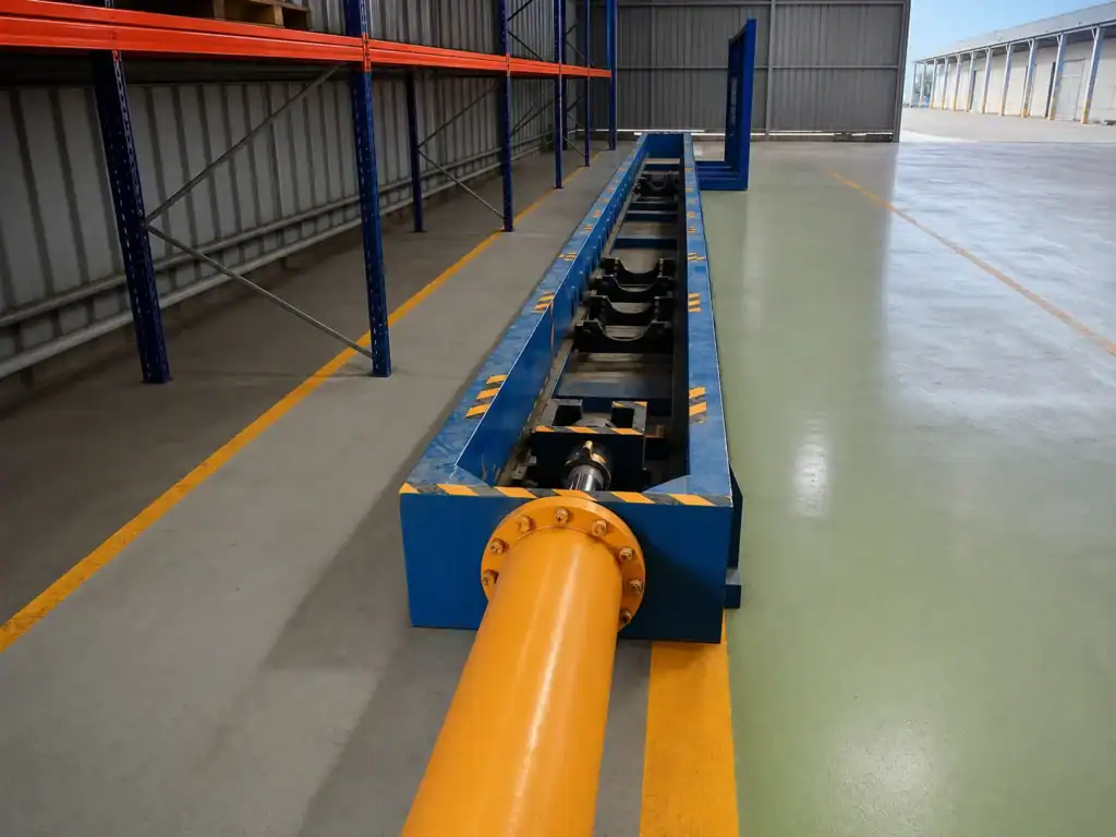 Galip hydraulic drilling jar tester in a clean manufacturing workshop