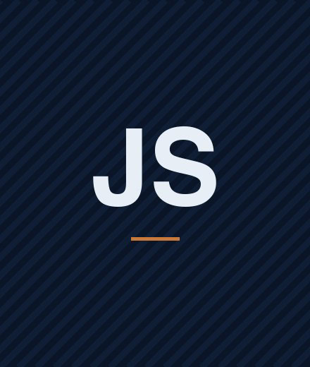 JavaScript logo on dark background, used in oilfield software development.