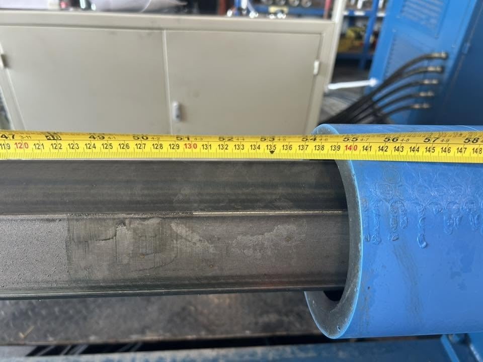 Pup Joints, Crossover Subs and Casing Accessories: What Each One Is, and Where It Is Threaded and Made Up 1 Tape measure laid along a tubular held in the jaws of a hydraulic bucking unit to check a short joint length